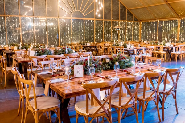 Winter Wedding With Christmas Glow