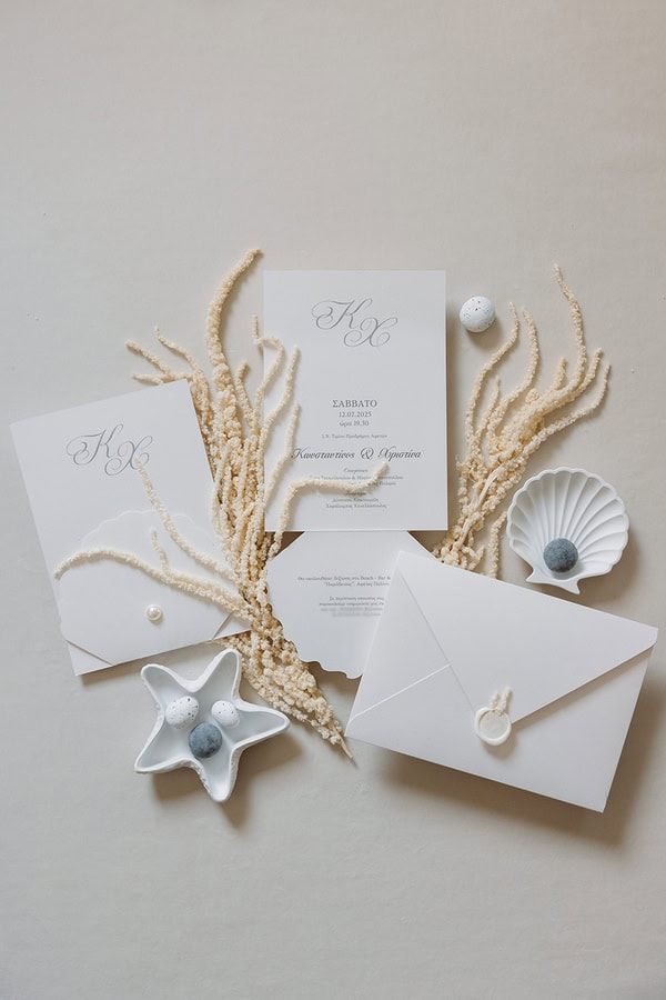 Coastal Chic Wedding Cream Ivory Palette