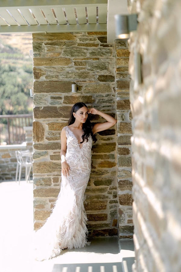 Elegant Summer Wedding In Tinos With White Details