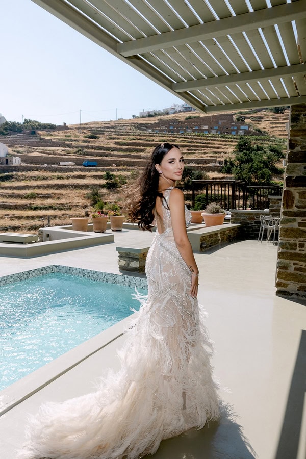 Elegant Summer Wedding In Tinos With White Details