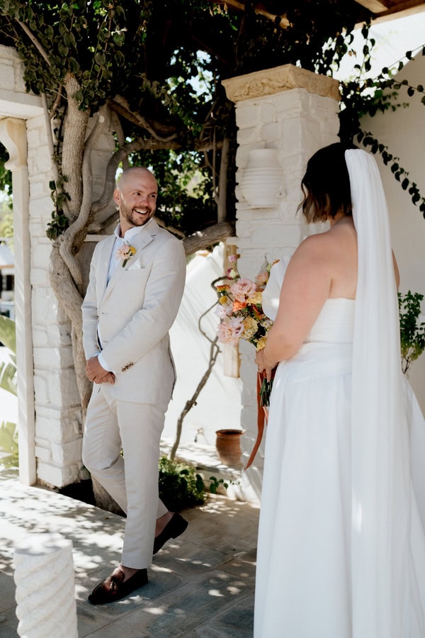 Fall Wedding In Paros With Boho Rustic Decor And Warm Colors