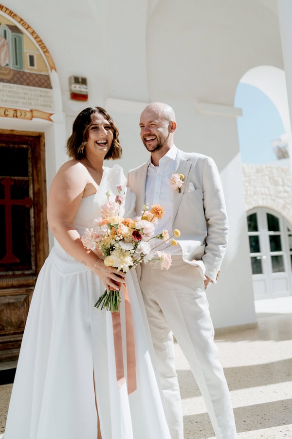 Fall Wedding In Paros With Boho Rustic Decor And Warm Colors