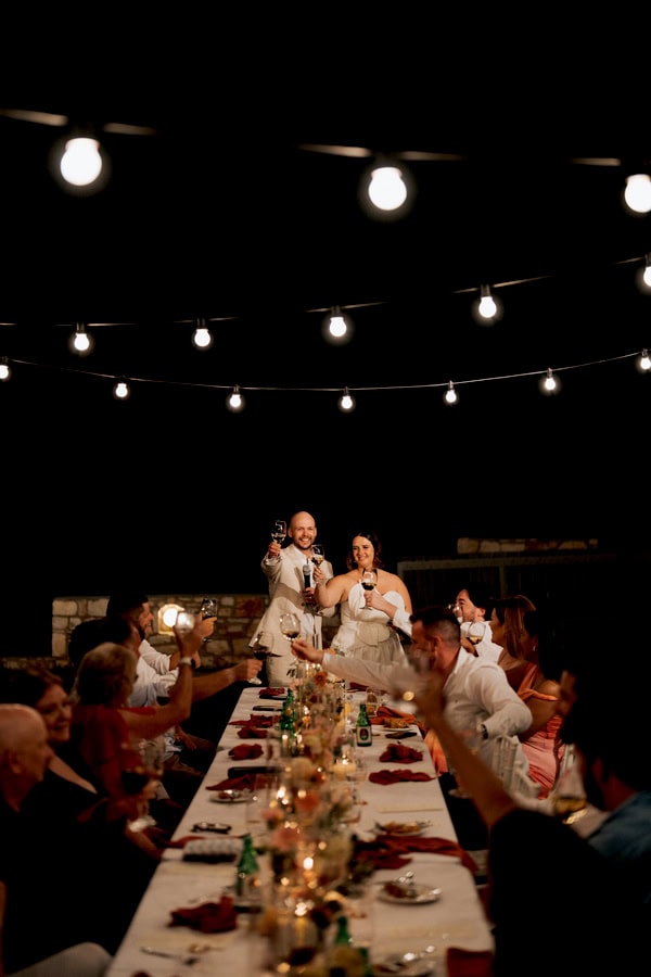 Fall Wedding In Paros With Boho Rustic Decor And Warm Colors