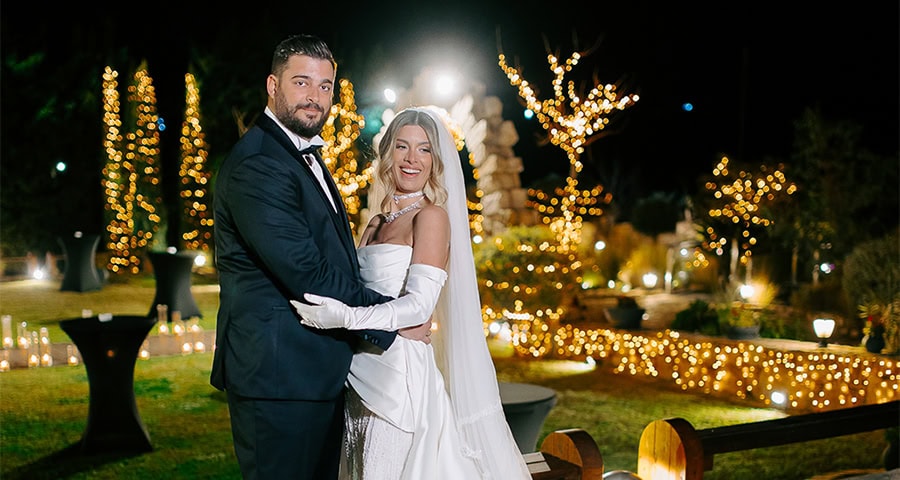 Ένας γάμος μέσα στις γιορτές που θυμίζει χριστουγεννιάτικο παραμύθι | Κατερίνα & Μιχάλης