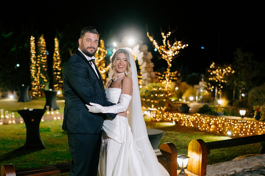 Ένας γάμος μέσα στις γιορτές που θυμίζει χριστουγεννιάτικο παραμύθι | Κατερίνα & Μιχάλης