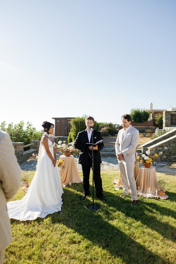 Intimate Destination Wedding Tinos Wildflowers