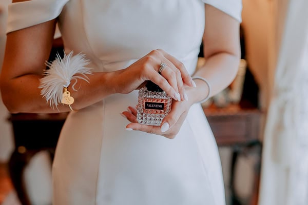 Military Wedding With White Flowers
