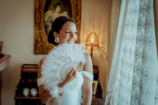 Military Wedding With White Flowers