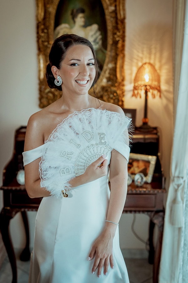 Military Wedding With White Flowers