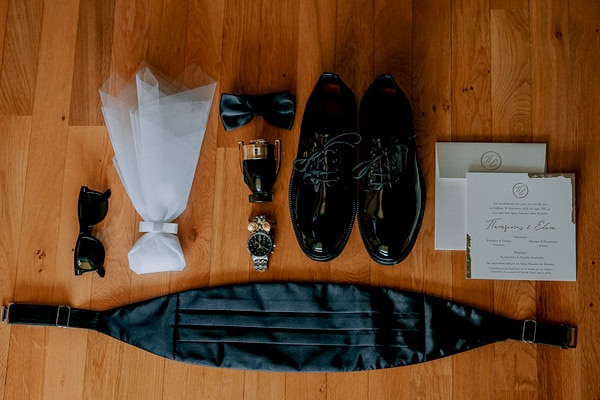 Military Wedding With White Flowers