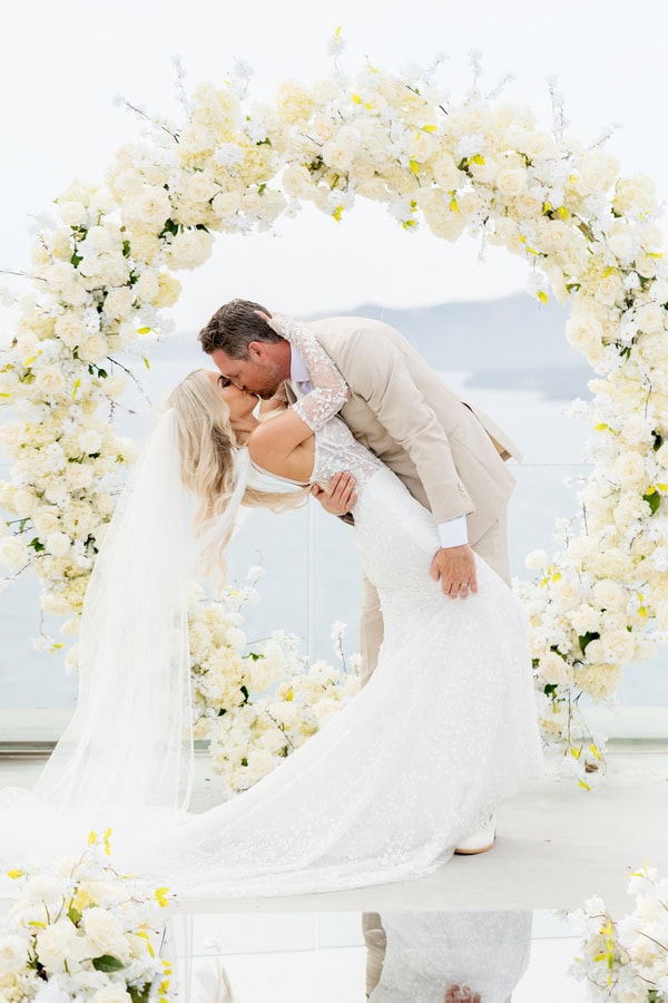 Modern Neutral Wedding With Breathtaking Views