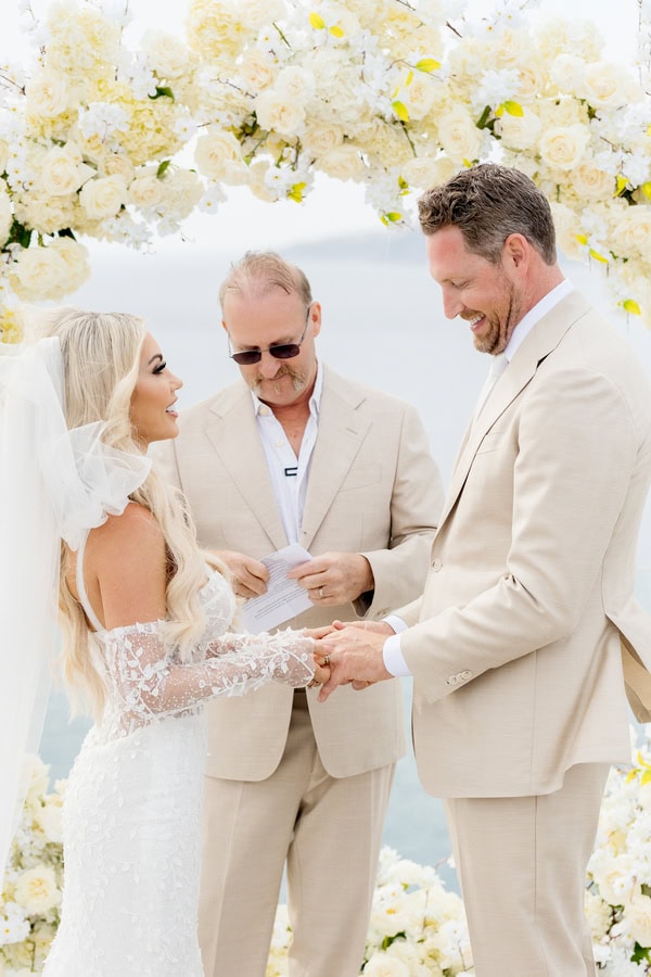 Modern Neutral Wedding With Breathtaking Views