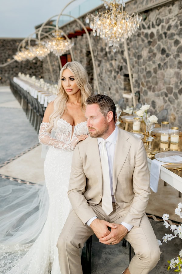 Modern Neutral Wedding With Breathtaking Views