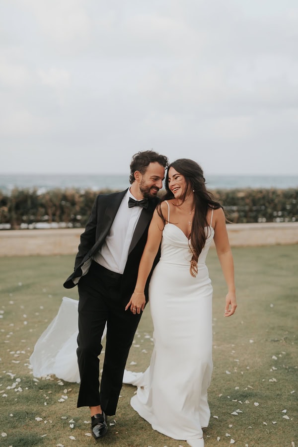 Romantic Destination Wedding With Roses Neutral Tones