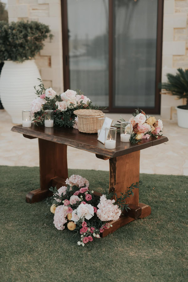 Romantic Destination Wedding With Roses Neutral Tones