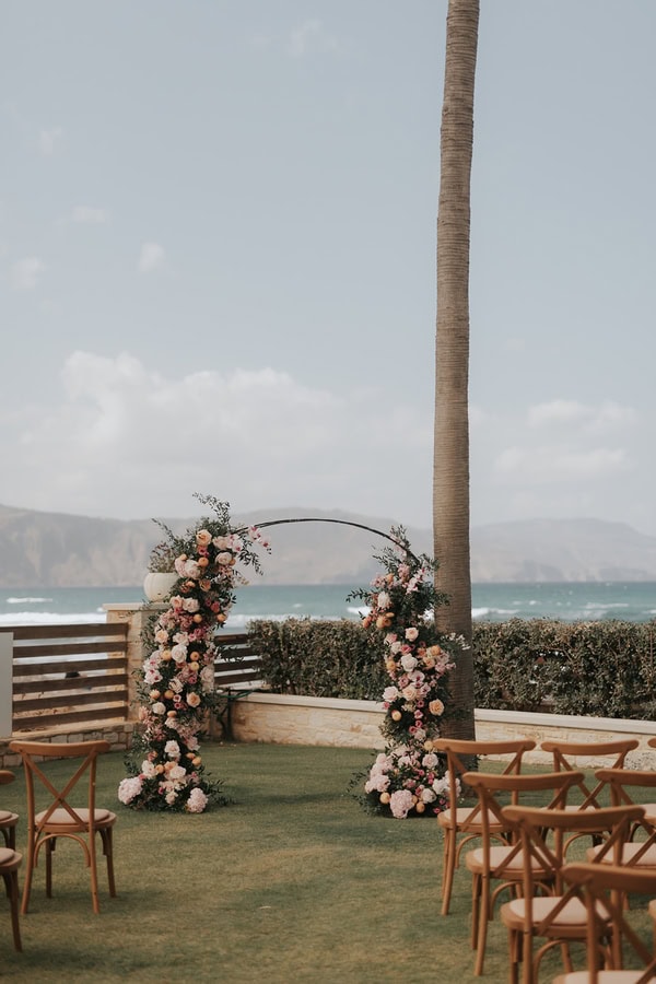 Romantic Destination Wedding With Roses Neutral Tones