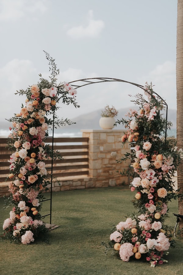 Romantic Destination Wedding With Roses Neutral Tones