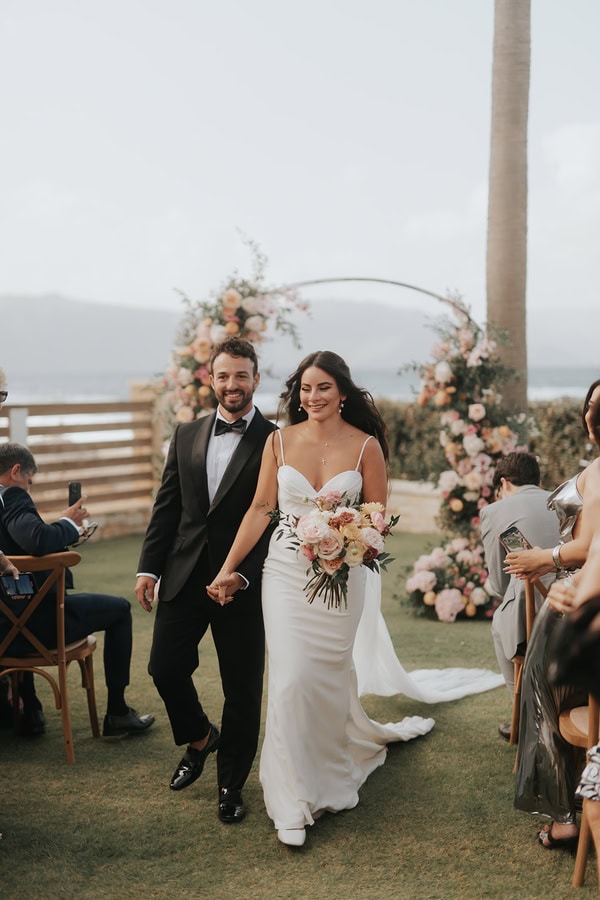Romantic Destination Wedding With Roses Neutral Tones