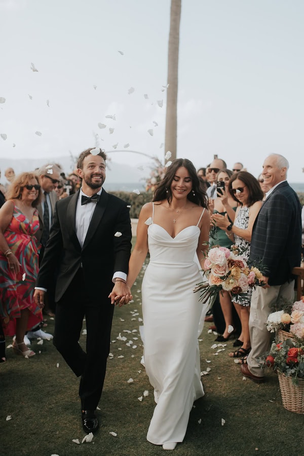 Romantic Destination Wedding With Roses Neutral Tones