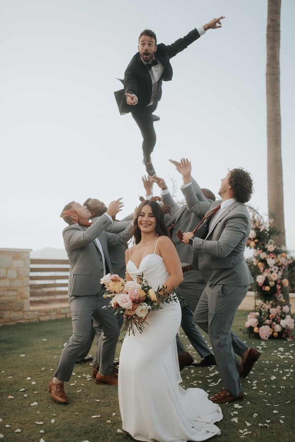 Romantic Destination Wedding With Roses Neutral Tones