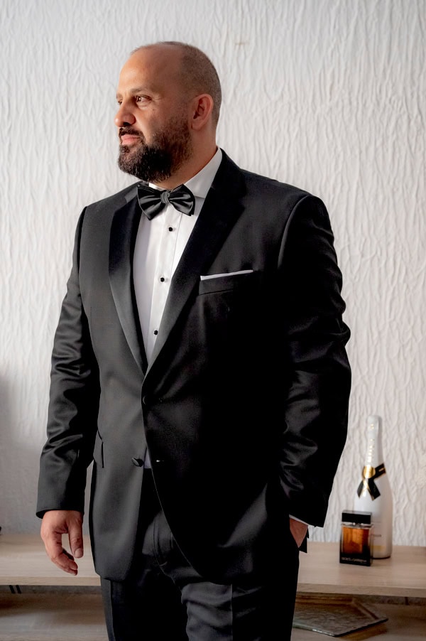 Romantic Fall Wedding  Babys Breath Roses