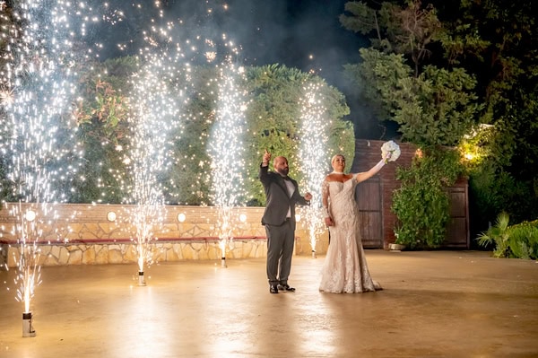 Romantic Fall Wedding  Babys Breath Roses