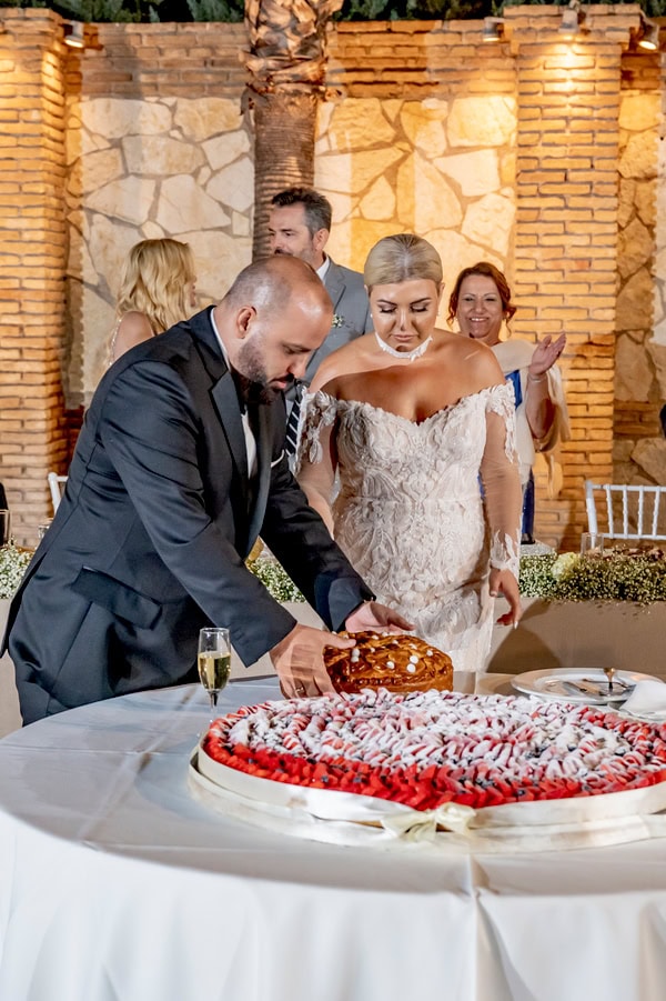 Romantic Fall Wedding  Babys Breath Roses