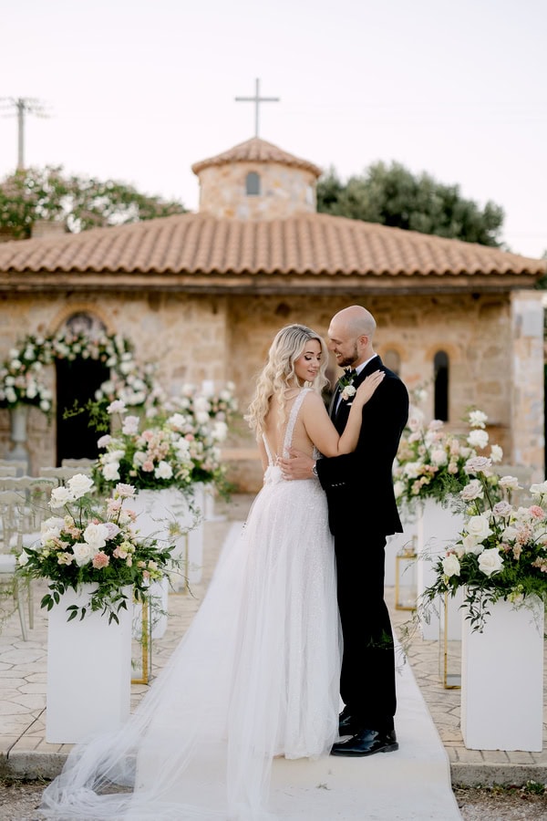 Romantic Summer Wedding With Pastel Tones At Polichoros Lolou
