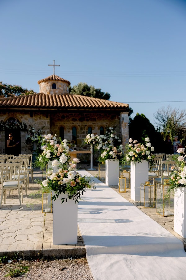 Romantic Summer Wedding With Pastel Tones At Polichoros Lolou