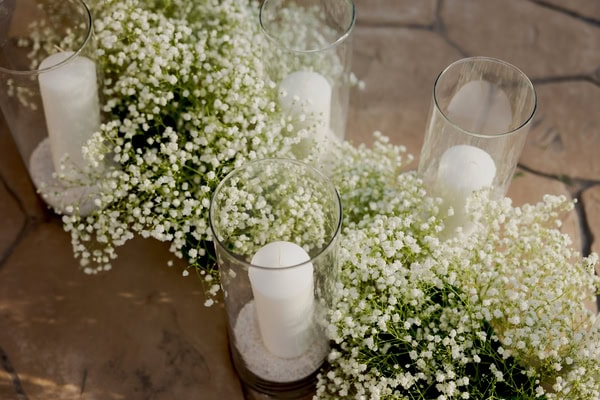 Romantic Wedding Babys Breath Chic Details