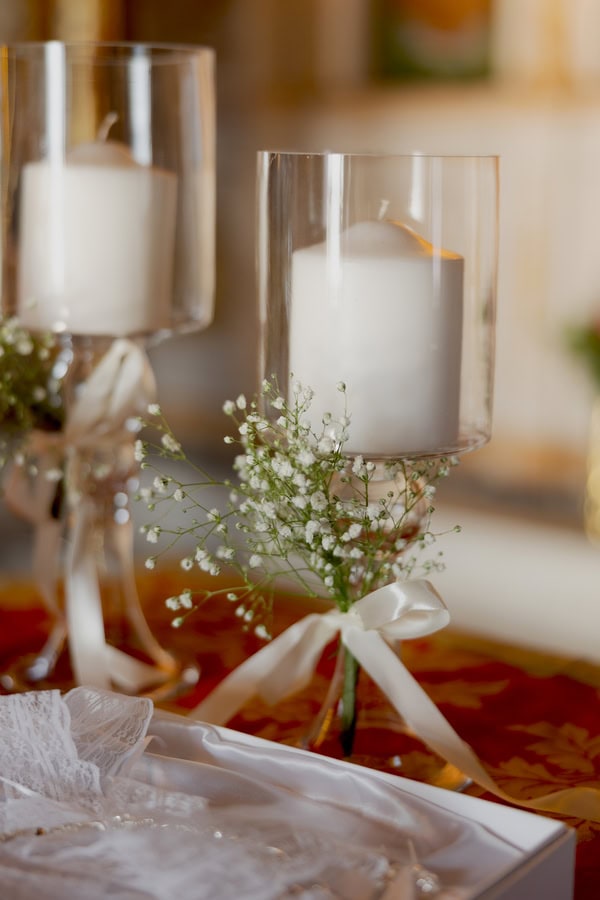 Romantic Wedding Babys Breath Chic Details