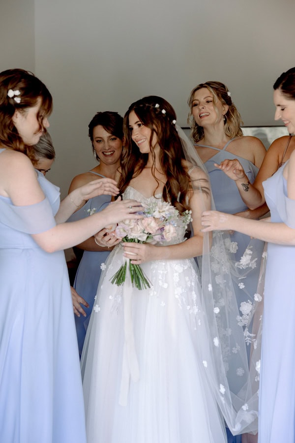 Romantic Wedding Ceremony Stone Bridge