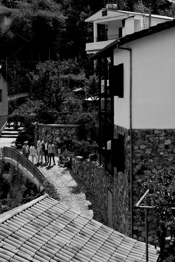 Romantic Wedding Ceremony Stone Bridge