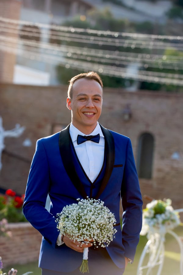 Romantic Wedding Endless Blue