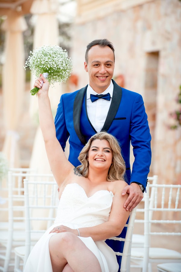 Romantic Wedding Endless Blue