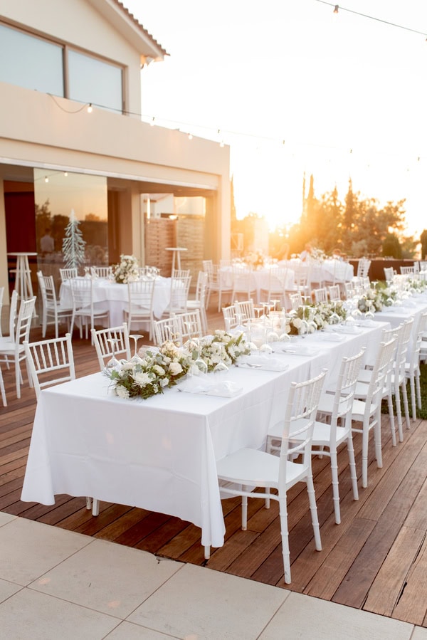 Romantic Wedding With White And Gold Details Patra