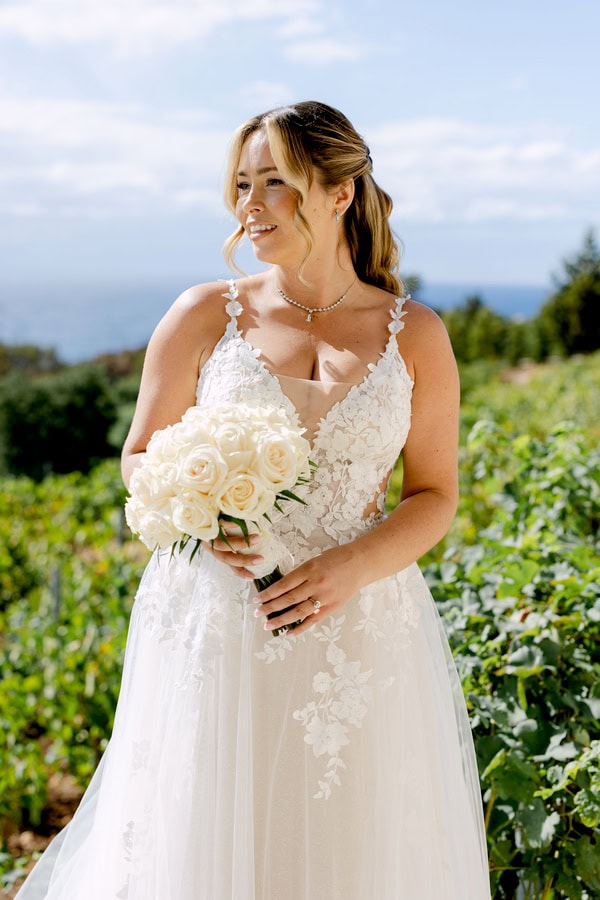 Rustic Wedding Kefalonia White Green Decor