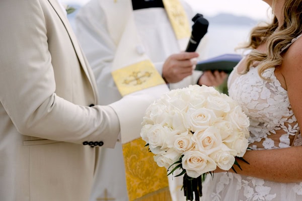 Rustic Wedding Kefalonia White Green Decor