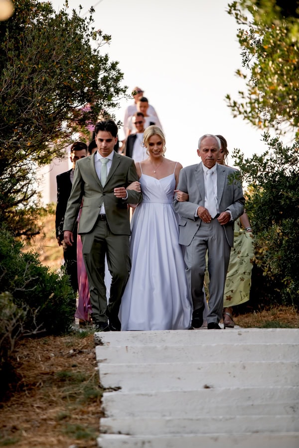 Summer Wedding Andros White Flowers