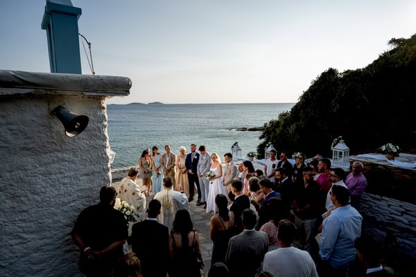 Summer Wedding Andros White Flowers