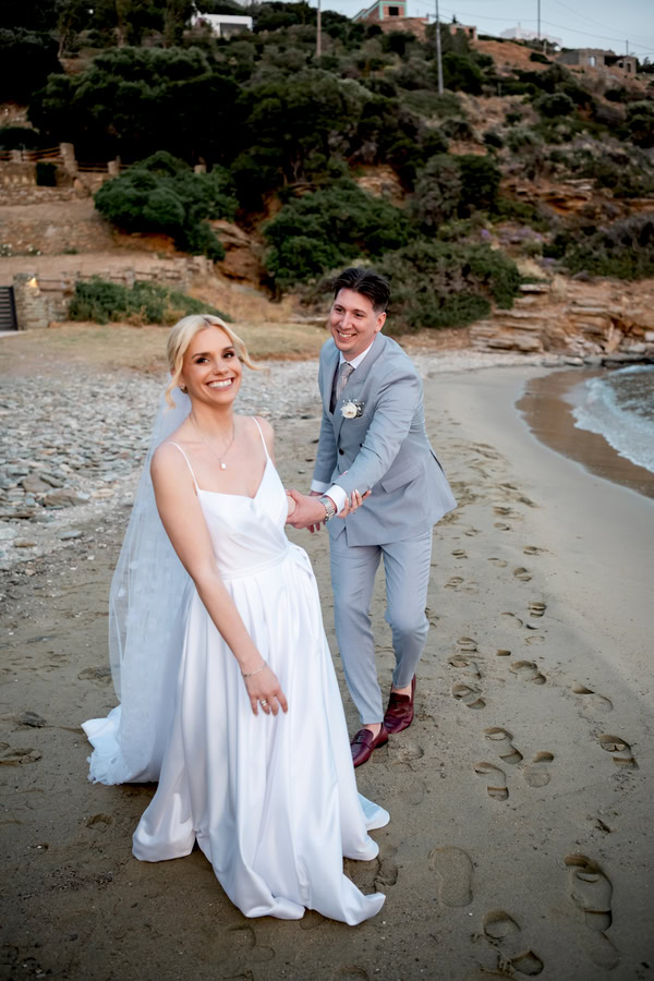 Summer Wedding Andros White Flowers
