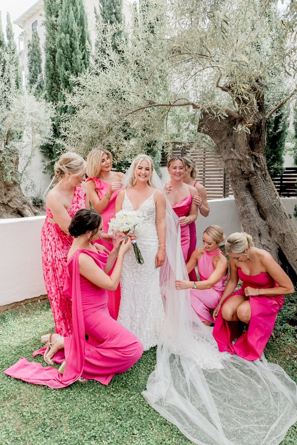 Vibrant Fall Wedding Lefkada Disco Flair