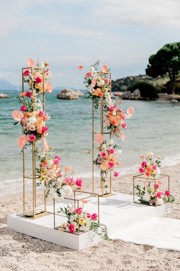 Vibrant Fall Wedding Lefkada Disco Flair