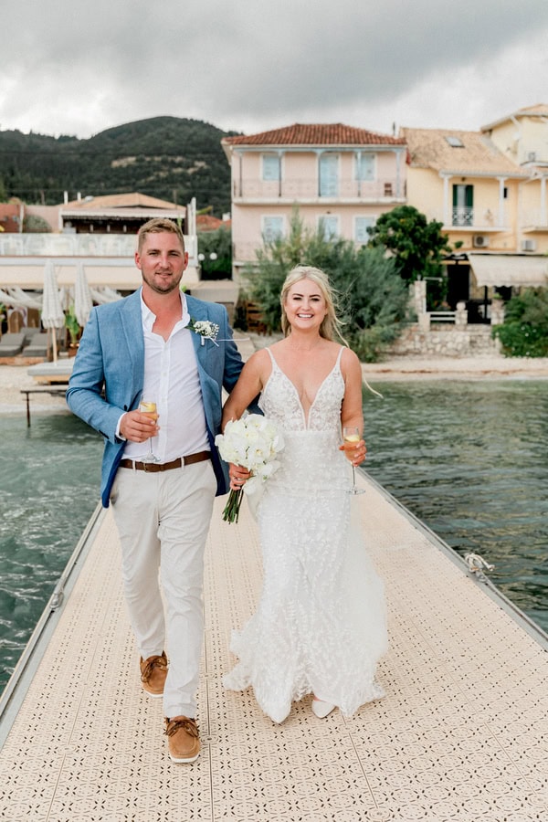 Vibrant Fall Wedding Lefkada Disco Flair