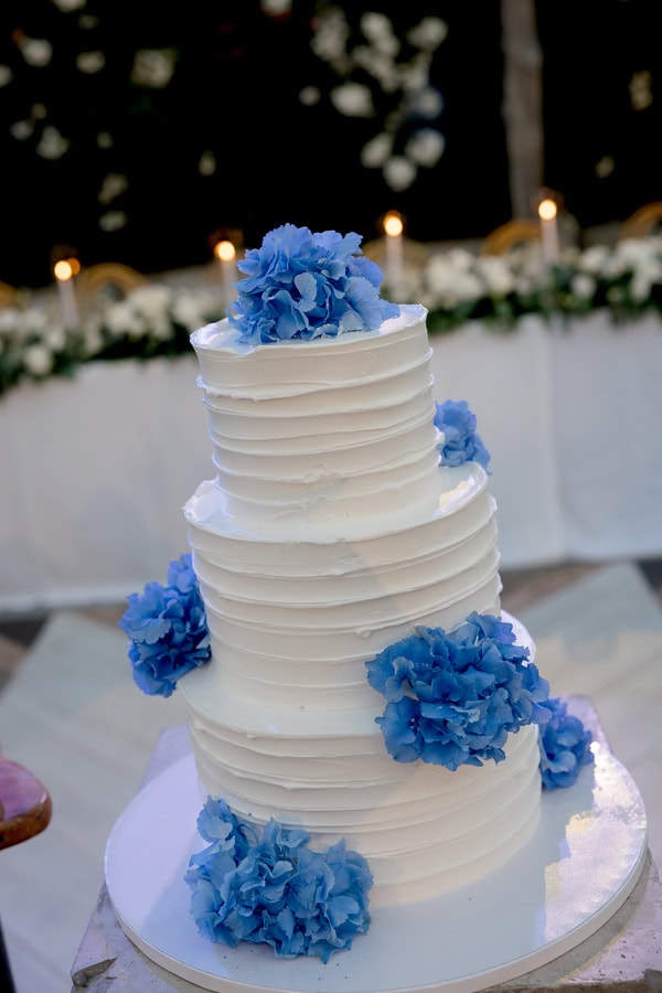 Beautiful Summer Wedding Blue Hues Chinoiserie Details
