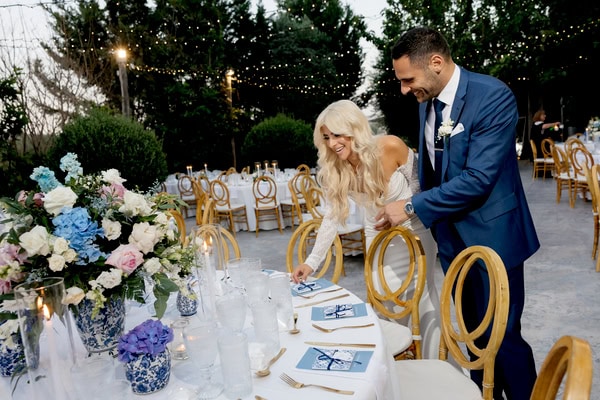 Beautiful Summer Wedding Blue Hues Chinoiserie Details