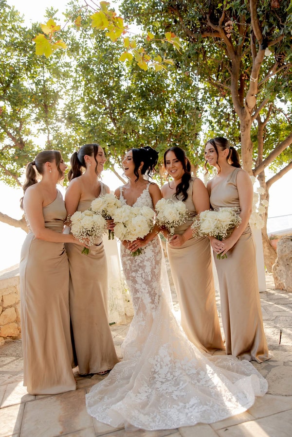 Destination Romantic Wedding Rethymno White  Blooms