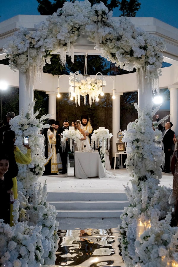 Dreamy Wedding With White Florals And Elegant Style