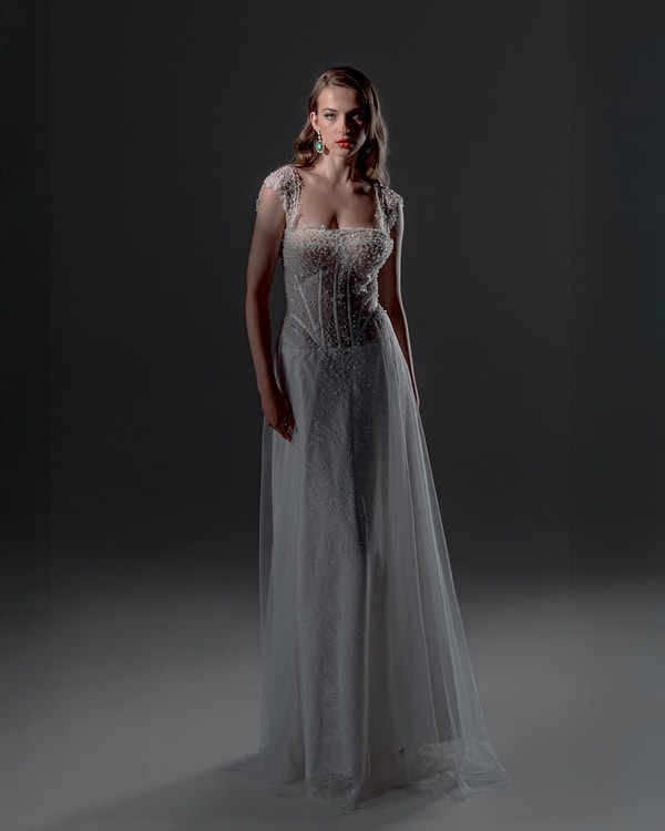 Ethereal Wedding Dresses By Lamprini Mourouti That Highlight Each Brides Character