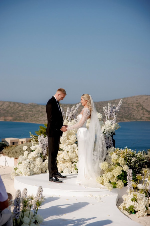 Luxurious Summer Wedding Mirabello Bay Crete